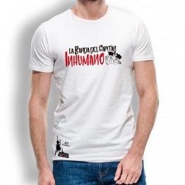 Camiseta hombre blanca de La Banda del Capitán Inhumano