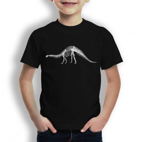 Notable Alfombra cada vez Camiseta Esqueleto Dinosaurio para Niños