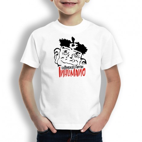 Camiseta de Niños con Cabeza Duba de La Banda del Capitán Inhumano