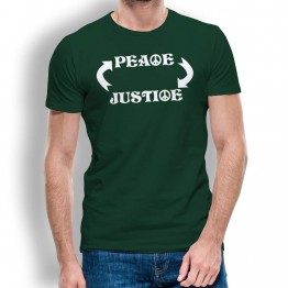 Camiseta Paz y Justicia para Hombre