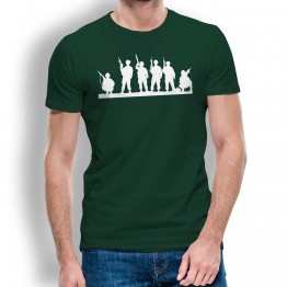 Camiseta Silueta Soldados para Hombre