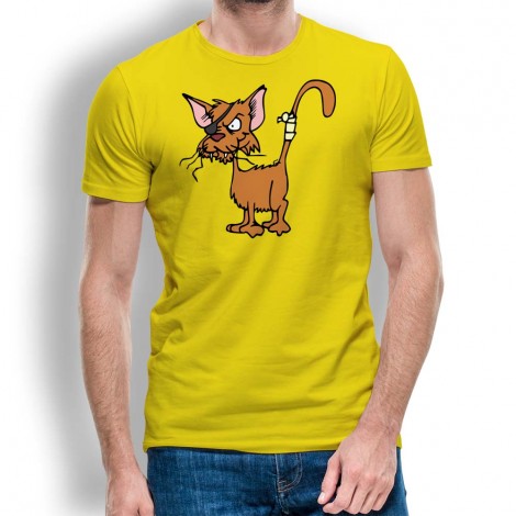 Camiseta Gato Callejero para Hombre