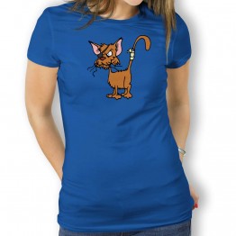 Camiseta Gato Callejero para Mujer