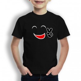 Camiseta Cara Feliz para Niños