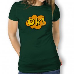 Camiseta Comic OK para Mujer