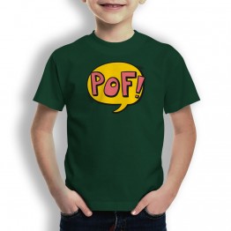Camiseta Comic Pof para Niños