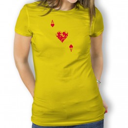 camiseta As de Corazones  mujer