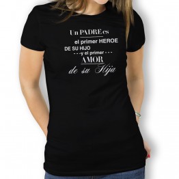 Camiseta Heroe y Amor para mujer