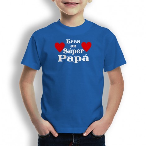 Camiseta Un Super Papá para niños