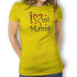 Camiseta Love mi Mamá para mujer
