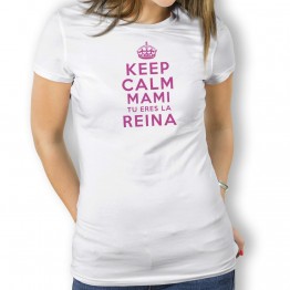 Camiseta Keep Calm Mami para mujer