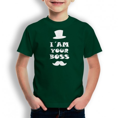 camiseta I am Your Boss para niños