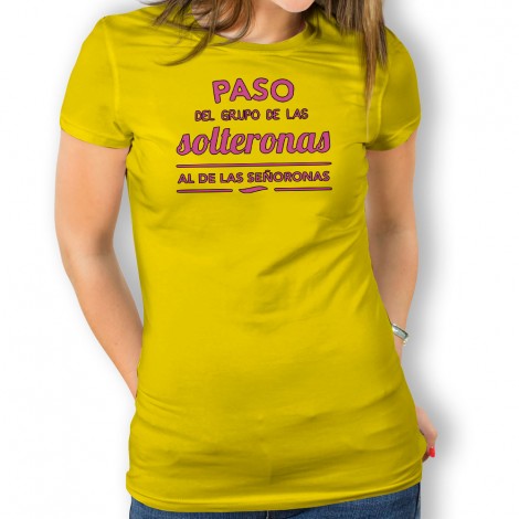 La nuestra Tierras altas catalogar Camiseta Solterona a Señorona para Mujer