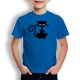 Camiseta Gato Enfadado para niños