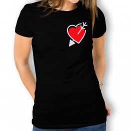 Camiseta Corazón y Flecha para mujer