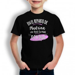 Camiseta Madrina Divina para niños