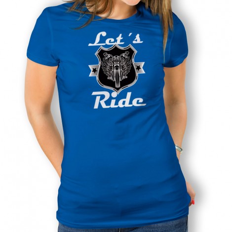 Camiseta Lets Ride para mujer