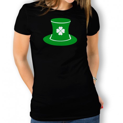 Camiseta St Patrick Sombrero para mujer