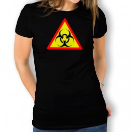Camiseta Peligro Infección para mujer