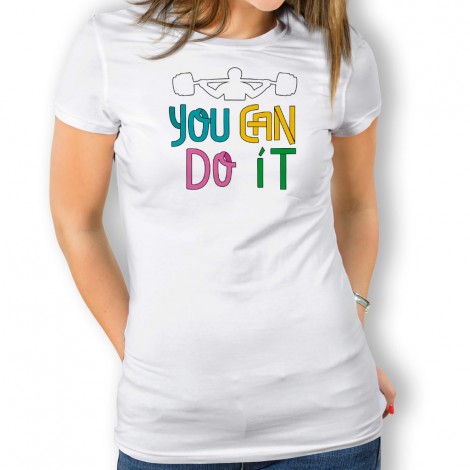 Camiseta You Can Do It para mujer