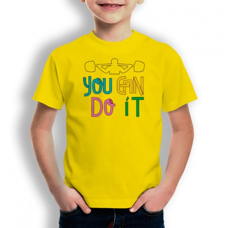Camiseta You Can Do It para niños