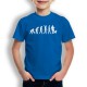 Camiseta Evolución a Cazador para niños