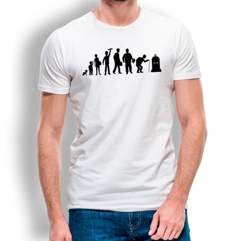 Camiseta Evolución Inicio a Fin para hombre