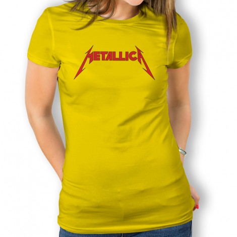 Camiseta Metalica para mujer