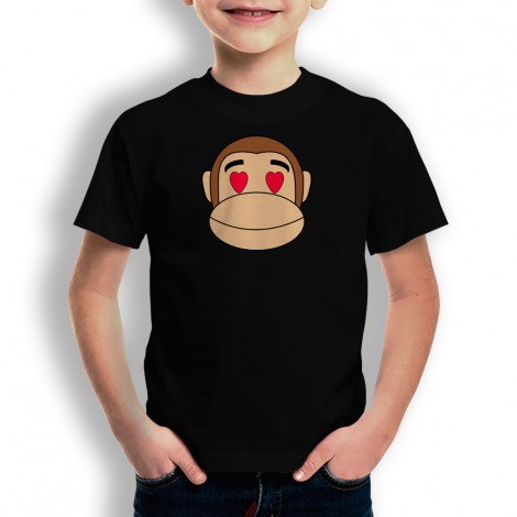 Camiseta Mono Franky Enamorado para niños