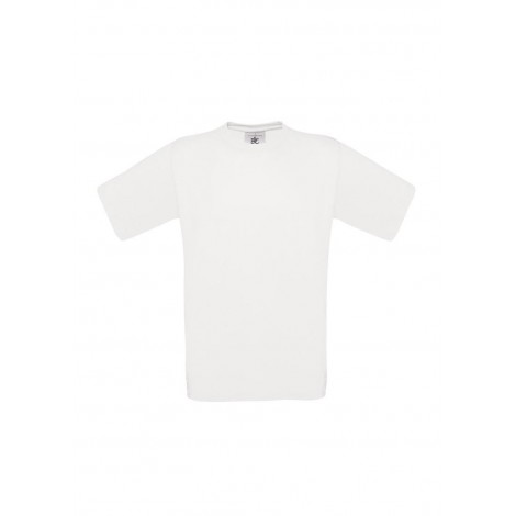 Camiseta Niño Blanca B&C Exact 150 NIÑO