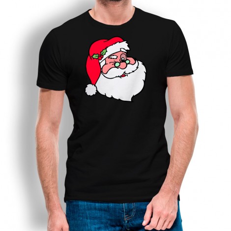 Camiseta Cara de Papá Noel hombre